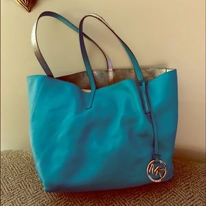Michael Kors x- large reversible leather tote.
